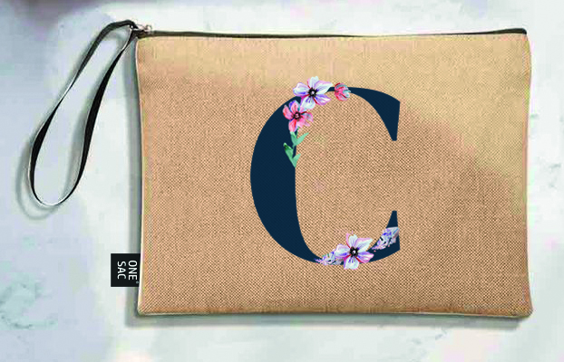 Sac à main Lettre C (Modèles variés) (25 × 18 × 1 cm)